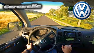 2005 VW T5 CARAVELLE 25 TDI 131PS  POV DRIVE 4K [upl. by Aicats]