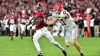 Ryan Williams highlights vs Georgia  CFB 2024 [upl. by Hrutkay]