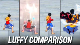 ALL LUFFY COMPLETE MOVESET  One Piece Fighting Path [upl. by Niajneb912]