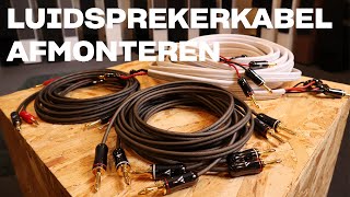 Luidsprekerkabel afmonteren  Stap voor stap [upl. by Franny697]