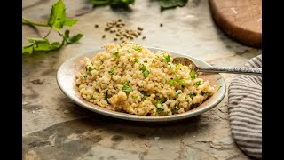 Risotto aus Gerstengraupen mit Gartenkräutern [upl. by Thorsten]