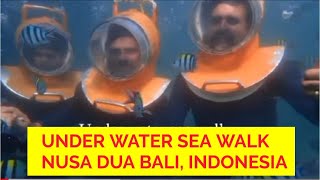 Water Sports in Bali  Indonesia  SEA WALK  Bali [upl. by Lorollas]