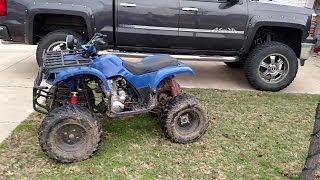 Review TaoTao 250cc atv likes and dislikes [upl. by Lotson]