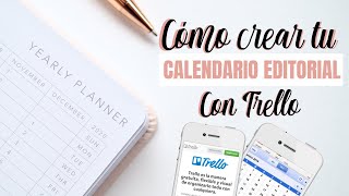 CALENDARIO EDITORIAL REDES SOCIALES  TRELLO [upl. by Sanbo640]