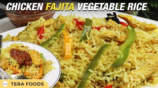 Chicken Fajita Rice Recipe [upl. by Burgwell777]