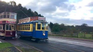 Beamish Museum trams 16 amp 196 [upl. by Wehttam]