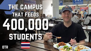 Eating Like a College Kid at Thailands Largest University [upl. by Dahsar783]