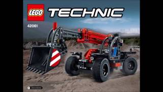 LEGO Technic 42061 Telehandler Instructions A Model [upl. by Mcclimans108]