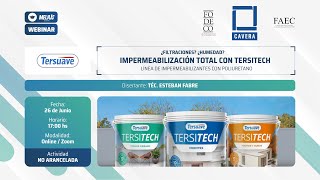 Webinar TERSUAVE  IMPERMEABILIZACIÓN TOTAL CON TERSITECH [upl. by Madson832]