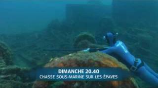 CHASSE SOUS MARINE SUR LES EPAVES [upl. by Donielle512]