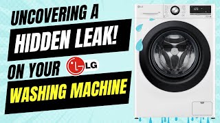 Water coming from underneath LG Washing Machine Uncovering A Hidden Leak How To Solve An Ae Error [upl. by Sullivan816]