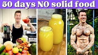 50 DAY JUICE CLEANSE RESULTS NO SOLID FOOD [upl. by Elaine653]