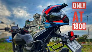 Vega off Road Helmet  stylish helmet under Rs 1800  yezdiadventure [upl. by Shayn520]