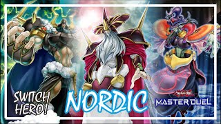 NORDIC  ODIN FATHER OF THE AESIR COMBO RANKED GAMEPLAY YuGiOh Master Duel nordic odin [upl. by Eimrej]