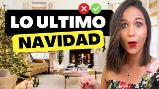 15 IDEAS Y TENDENCIAS PARA DECORAR NAVIDAD ✅ Haz Esto YA y Logra Interiores de Lujo [upl. by Nomahs]