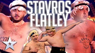 STAVROS FLATLEY  All Performances  Britains Got Talent [upl. by Nylla]