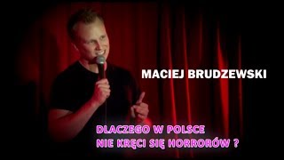 Maciej Brudzewski quotDlaczego w Polsce nie kręci się horrorówquot  StandUp 2018 [upl. by Igor974]