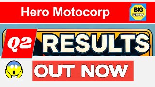 hero motocorp share latest news  hero motocorp share q2 results 2025 [upl. by Boser485]