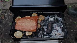 Smoked Salmon Recipe super simple on the Webber Go Anywhere [upl. by Offen452]