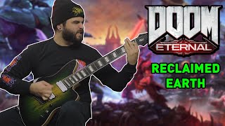 RECLAIMED EARTH Doom Eternal  The Ancient Gods Part 2 OST  8 String Guitar Cover [upl. by Past]