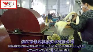 fiber combing machinebrushersisal fiberpalm fiberlong fiber [upl. by Lednic]