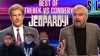 SNL Jeopardy Reaction Will and Hammond Take Trebek and Connerys Beef To the Next Level [upl. by Htial]