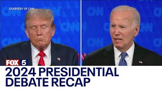 Biden vs Trump 2024 presidential debate recap [upl. by Ynhoj]