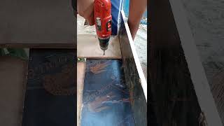 DIY drafting table process made by papa Thank you papa carpentry work shorts youtubeshorts fyp [upl. by Naresh994]