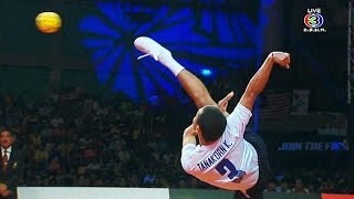 Sepak Takraw ISTAF SuperSeries FINALS 201314 Mens Final Thailand  Malaysia SET1 [upl. by Elad678]