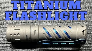 First Impressions Of Another EDC Acebeam Titanium Flashlight E70 Mini [upl. by Eelanej]