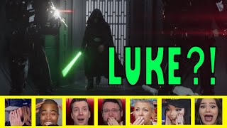 Reactions to Luke Skywalker arriving in The Mandolorian Season 2 Episode 16 [upl. by Phalan894]