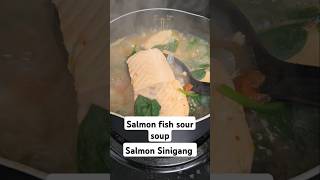 SALMON SINIGANG sinigang salmon shortsvideo food shortvideo shorts short cooking [upl. by Waterman]