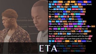 Dr Dre amp Anderson Paak  ETA  Rhymes Highlighted [upl. by Flower]