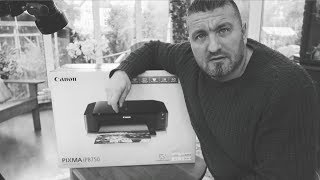 Printing Your Work  Canon Pixma ip8750 Unboxing and First Impressions [upl. by Ereveniug152]