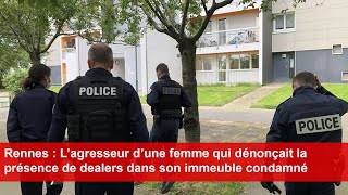 Rennes  L’agresseur d’une femme qui dénonçait la présence de dealers dans son immeuble condamné [upl. by Ja]