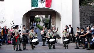 Mexican music by bagpipes band of St Patrick Battalion [upl. by Ahsenot]