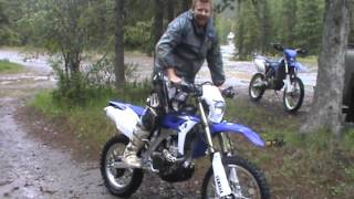 2012 WR450 starting [upl. by Aiehtela]