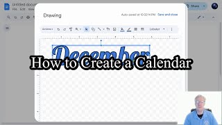 How to Create a Calendar with Google Docs [upl. by Christie]