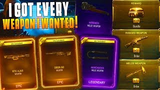 I GOT EVERY WEAPON I WANTED Triple Play Weapon Bribe Supply Drop Opening 4 Weapon Bribes [upl. by Rudolph]