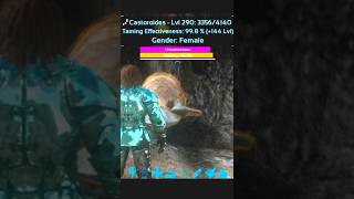 Castoroides Fast Taming Tutorial  shorts ark [upl. by Roger]