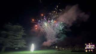 Optimum Fireworks  Grantley Hall Wedding Pyromusical Display [upl. by Shuler]