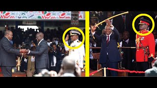 See how Aide de camp brigadier of President Kibaki and Uhuru switch up for the new President [upl. by Aiuqes]