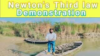 Newtons Third law Demonstration  Live Examples of Newtons third law  By Kumar Rakesh SirPhysics [upl. by Tinya]