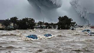 Super typhoon Yagi with 205 kmh wind blew away Vietnam [upl. by Bobbye]