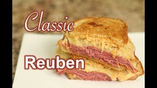 Classic Reuben Sandwich With Russian Dressing  Rockin Robin Cooks [upl. by Lanfri]