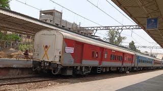 Dhule  Mumbai Express Skips Khadavli Station With WCAM2 Indian Railways [upl. by Waldemar172]