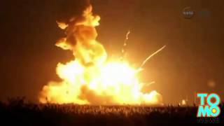 VIDEO Explosion d’une fusée de la NASA en plein vol [upl. by Dez508]