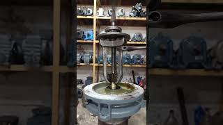 Remove rotor shaft sprocket using puller gearmotor sprocket short [upl. by Garber]