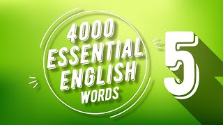 4000 Essential English Words 5 [upl. by Lundin554]