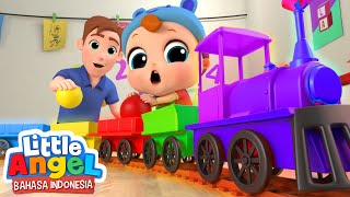 Ayo Main Tebak Warna Yuk 🚂 Lagu Anak Warna  Little Angel Bahasa Indonesia [upl. by Aztiraj901]